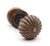 Traditional Vintage Bronze Fluted Passage Door Knob & Plate Set For Sale - Image 3 of 11