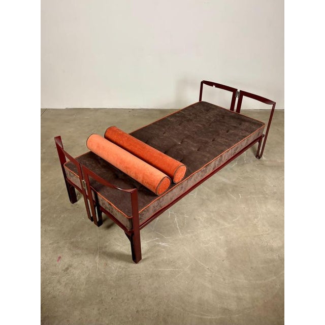 Vanessa Single Bed attributed to Tobia Scarpa for Simon, Italy, 1960s For Sale - Image 6 of 11