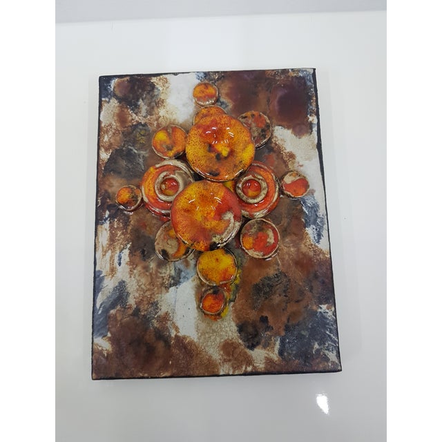 Ceramic Ceramic Wall Tile from Ruscha, 1970s For Sale - Image 7 of 9
