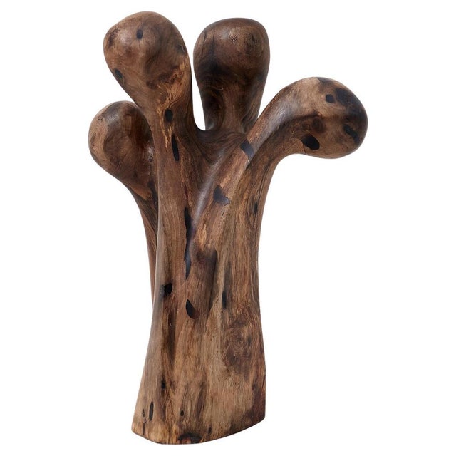 Abstract Wood Sculpture by Logniture For Sale - Image 15 of 15