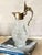 Mid-Century Modern Vintage Cut Glass and Silver Plated Bar Set of Jug and Shaker, Italy, 1950s, Set of 2 For Sale - Image 3 of 11