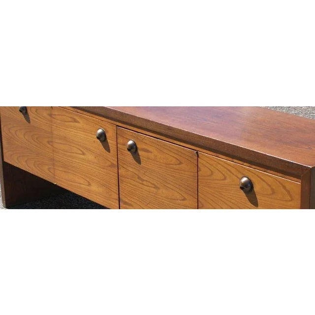 Walnut Dunbar Credenza For Sale - Image 4 of 5