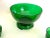 Green Vintage Green Glass Punch Bowl Set For Sale - Image 8 of 11