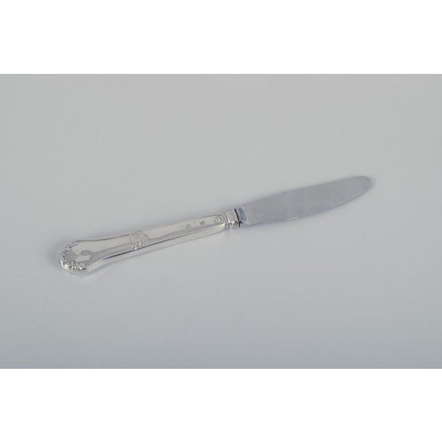 Silver Knives in Silver by Hans Hansen for Cohr, 1960s, Set of 5 For Sale - Image 8 of 10