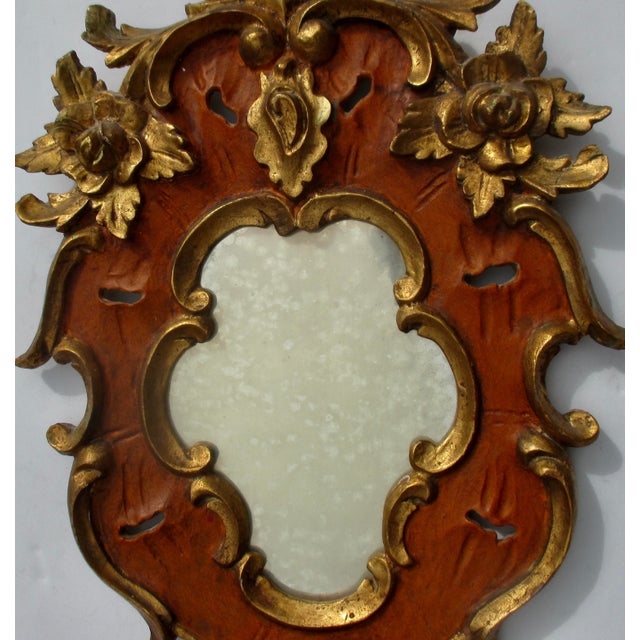 Spanish Vintage Spanish Colonial Baroque Style Mirror Circa 80s For Sale - Image 3 of 9