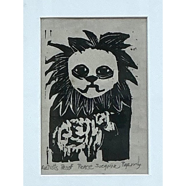 Suzanne Taggart Artist's Proof in Metal Frame For Sale - Image 15 of 15