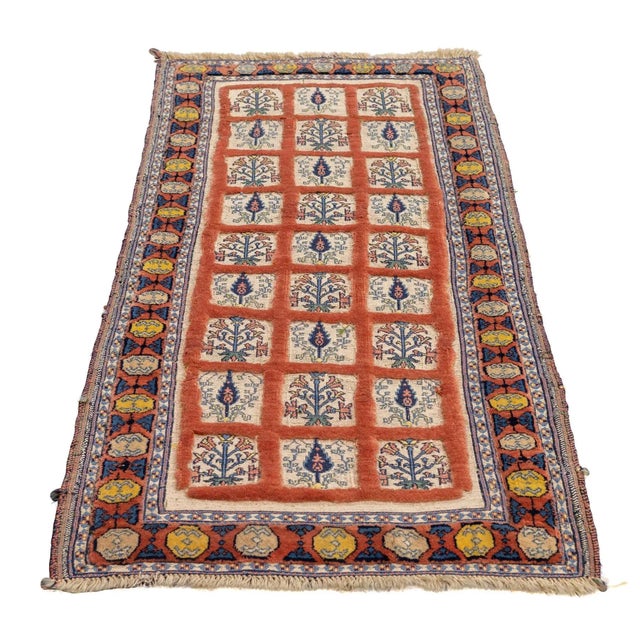 1960s Vintage Persian Gabbeh Rug 2'9'' x 5'7'' For Sale - Image 4 of 11