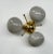 Not Yet Made - Made To Order Trifoglio Polished Brass Gray Pebble Flush Mount by Fabio LTD For Sale - Image 5 of 8