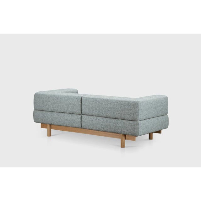 Contemporary Sky Blue Alchemist 2-Seater Sofa by etc.etc. For Emko For Sale - Image 3 of 6