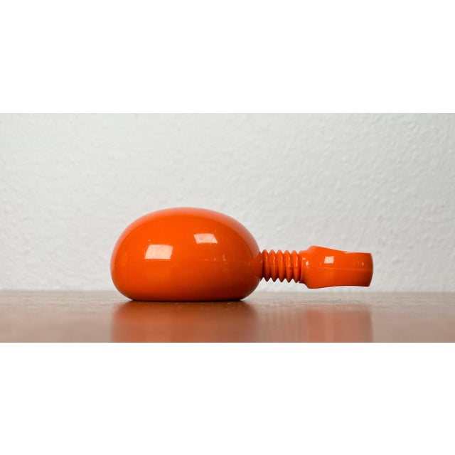 Orange Mid-Century Modern Space Age Danish Orange Plastic Nutcracker from Dana Plast, 1960s For Sale - Image 8 of 18