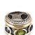 Early 21st Century David Yurman 925 Silver 14k Yellow Gold Renaissance 3 Stone Cocktail Ring, Size 6 For Sale - Image 5 of 9