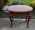 Thomasville Cherry Wood Table Vintage Queen Anne Oval Side End Pull Out Shelf For Sale - Image 10 of 12