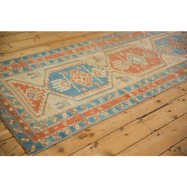 Sand 1920s Antique Persian Serab Madder Wool Runner For Sale - Image 8 of 12