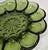 Mid Century Avocado Green Egg Platter For Sale - Image 4 of 9