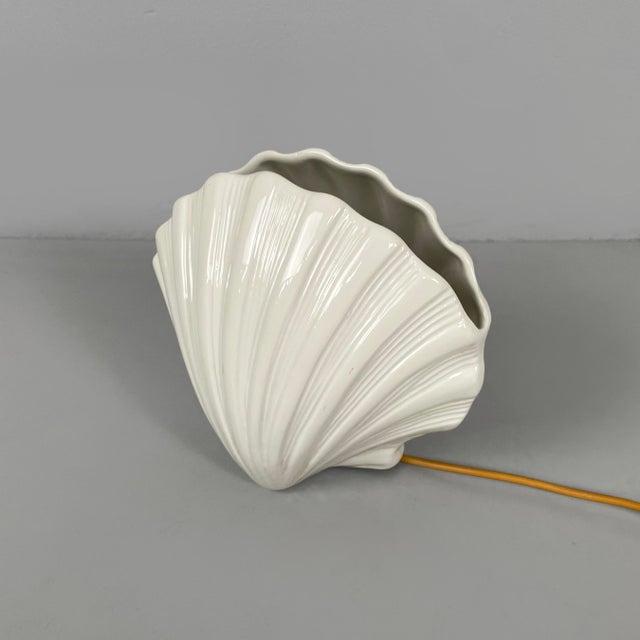 Mid-Century Modern Italian Ceramic Shells Table Lamp by Este Ceramiche, 1960s For Sale - Image 14 of 14