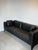 Indera 3-Seater Sofa in Black Leather For Sale - Image 6 of 8