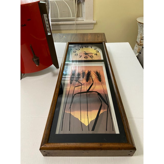 Mid 20th Century Retro Wall Clock Virgil Trasher For Sale - Image 11 of 12