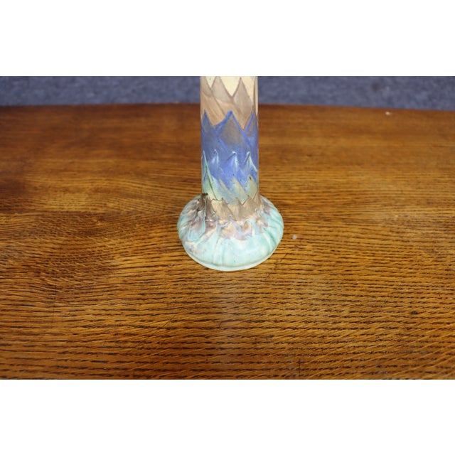 Antique Peters & Reed Landsun Art Pottery Vase, Attributed For Sale In Philadelphia - Image 6 of 10
