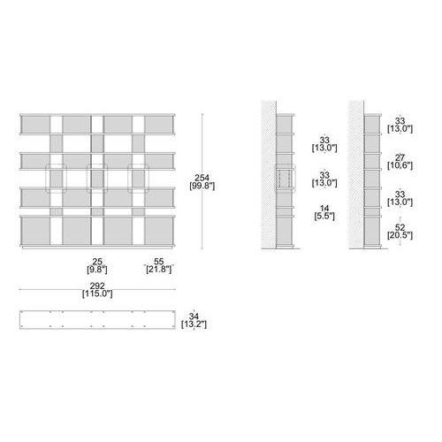 Wood Wood and Aluminium Nuage Shelving Unit by Charlotte Perriand for Cassina For Sale - Image 7 of 11