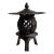 Large Vintage Japanese Cast Iron Pagoda Lantern for Indoor or Outdoors For Sale