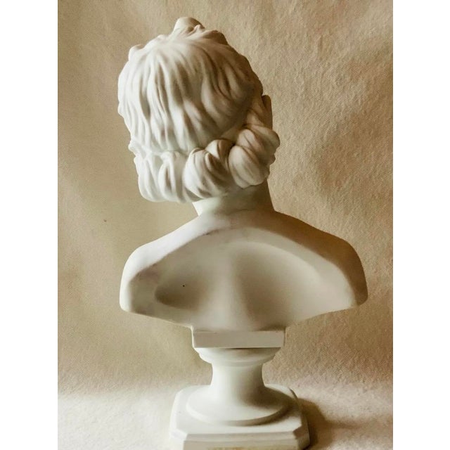 19th Century French Bisque Porcelain Bust of a Child For Sale - Image 4 of 18