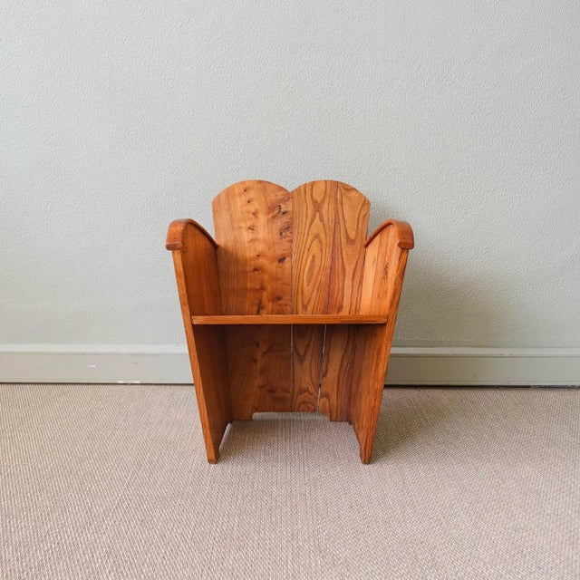 Small Portuguese Constructivist Armchair, 1930s For Sale - Image 15 of 15