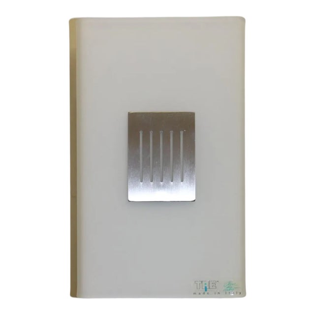 Eko Modern Murano Wall Lamp White Glass For Sale