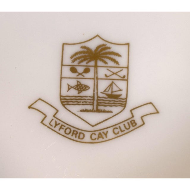 Traditional Lyford Cay Club Wedgwood Bone China Ashtray Made in England For Sale - Image 3 of 5