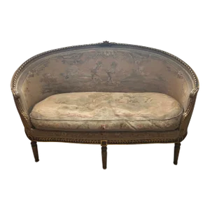 19th Century French Aubusson Settee