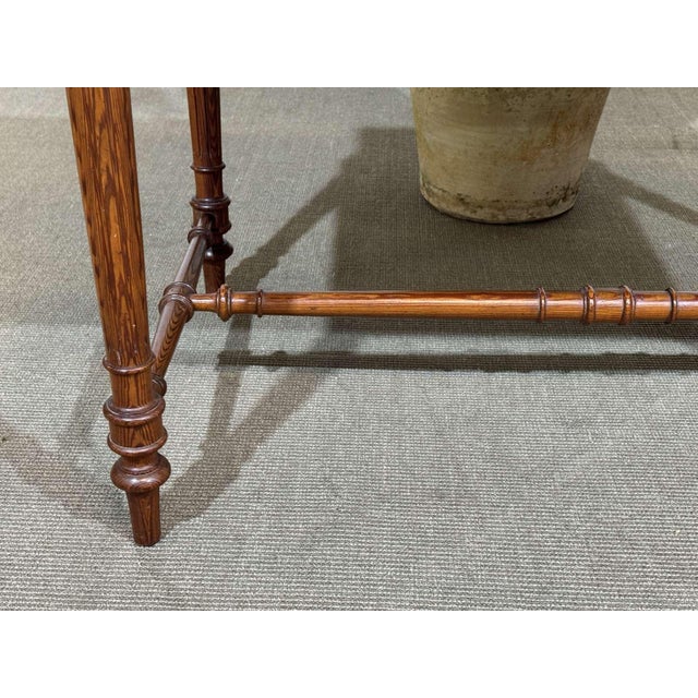 Pitch Pine Desk, Early 20th Century For Sale - Image 12 of 15