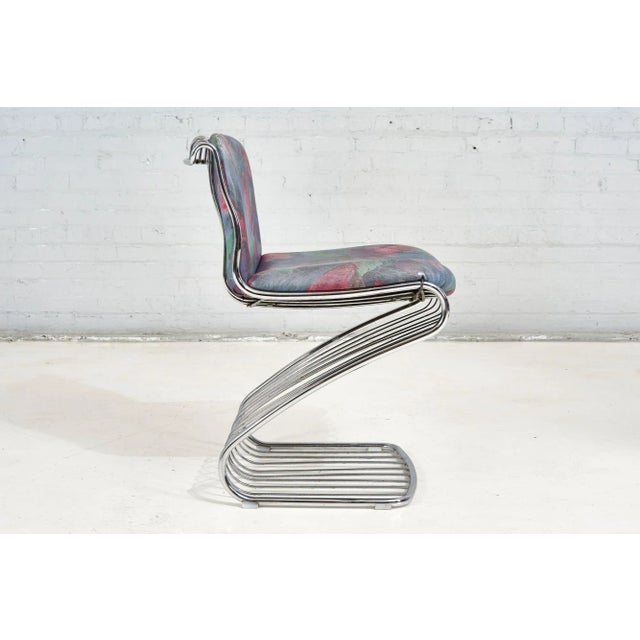 6 Steel Gastone Rinaldi Dining Chairs for Rima, Italy 1970 For Sale - Image 9 of 13