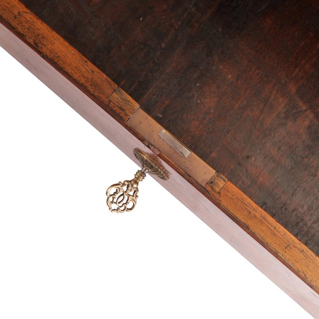 Baroque Baroque Dutch Secretaire in Walnut and Cherry, 1760 For Sale - Image 3 of 13