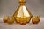 Art Deco Carafe and Liqueur Glasses in Frosted Orange Faceted Glass by Rudolf Eschler for Moser Karlsbad, 1940s, Set of 6 For Sale - Image 3 of 18