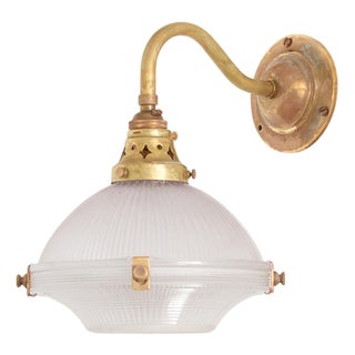 Vintage Church Brass Wall Light, 1920s For Sale