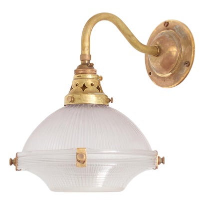 Vintage Church Brass Wall Light, 1920s For Sale