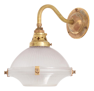 Vintage Church Brass Wall Light, 1920s