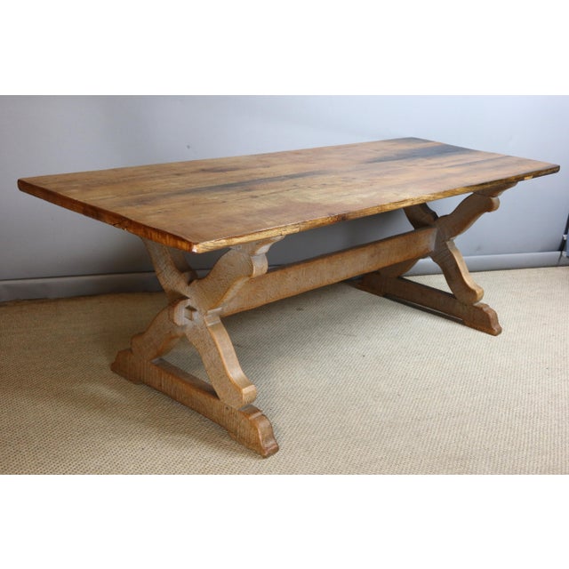 Vintage Table in Oak, 1960s For Sale - Image 3 of 8