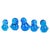 1970s Five Duck Figurines in Blue Art Glass by Josef Marcolin for FM Ronneby, 1970s, Set of 5 For Sale - Image 5 of 5