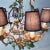 Mid-Century Italian Tole Chandelier, 1950s For Sale - Image 11 of 13