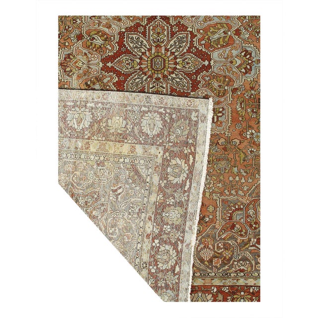 Traditional Pasargad DC Sami Antique Bakhtiari Hand-Knotted Rug For Sale - Image 3 of 4