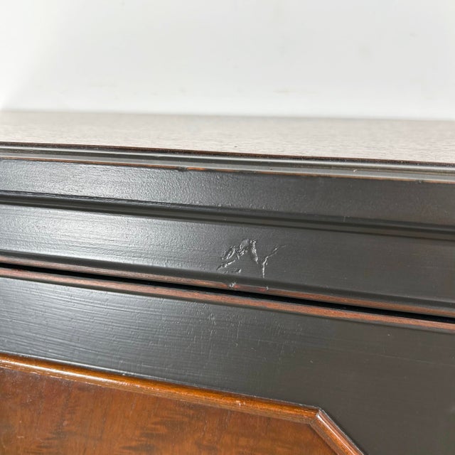 Vintage Radio Bar Cabinet WIth Drop Front Service For Sale - Image 10 of 12