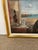 Soicher Marin - Alan Kingsbury St. Ives Giclee Framed. Gold Frame, gentleman and cat by the coast. Original retail $530....