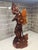 Brick Red Vintage 1950s Balinese Modernist Dewi Uma With Lotus – Signed Exhibition Masterwork by I Made Narta For Sale - Image 8 of 12