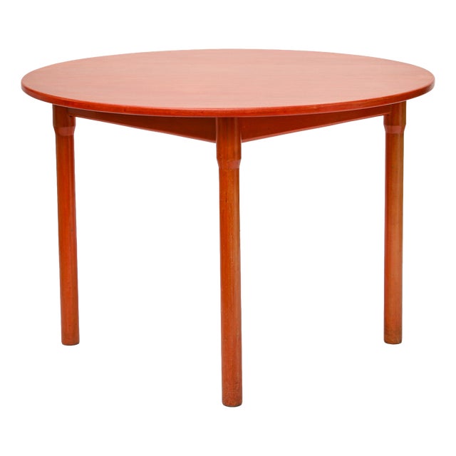 Red Carimate Dining Table by Vico Magistretti for Cassina, 1960s For Sale