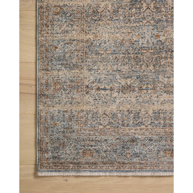 2020s Angela Rose x Loloi Blake Rug Ocean / Mocha 4'-0" x 5'-7" Accent Rug For Sale - Image 5 of 8