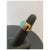 1980s 18k Gold and Persian Turquoise Ring, Size 6 For Sale - Image 4 of 9
