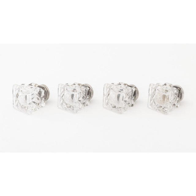 Mid 20th Century Norwegian Sterling Silver & Glass Salt Shakers - Set of 4 For Sale In New York - Image 6 of 6