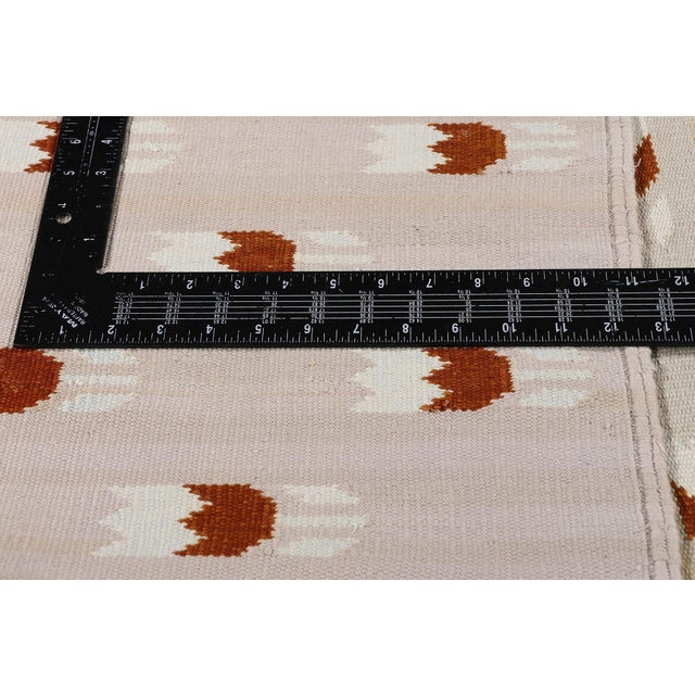 Textile Vintage Indian Dhurrie Rug, 05'00 X 08'08 For Sale - Image 7 of 10