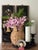 Here is a pair of timeless, classic large scale vintage candle holders in turned wood design by Pottery Barn. Intended for...