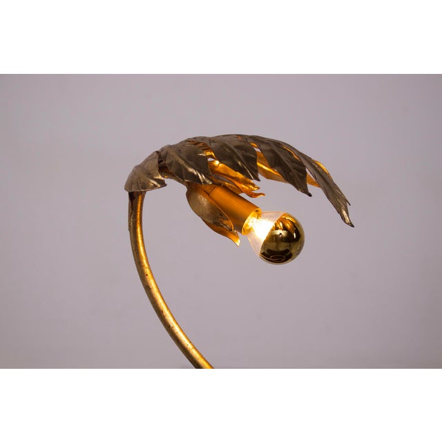 Golden Leaf Lamp, 1960s For Sale - Image 4 of 9